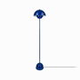 Opviq Lámpara de pie azul de metal